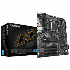 GIGABYTE B760 DS3H DDR4, Socket 1700, Intel® B760 (14/13/12th Gen CPU), 11Phases, CPU iGPU, Dual 4xDDR4-5333, HDMI, DP, 1xPCIe X16 4.0, 4xPCIe X16 3.0, 4xSATA3, RAID, 2xM.2 4.0, ALC897 HDA 7.1, 1xGbE LAN, 1xUSB-C 3.2 Gen2x2, 1xUSB 3.2Gen2, 3xUSB 3.2 (2A+1